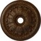 Ekena Millwork Tomango Egg & Dart Medallion (Canopies up to 6 3/4"), 27 7/8"OD x 3 7/8"ID x 2 1/2"P, Root Beer CM27TORBC - alternate 1
